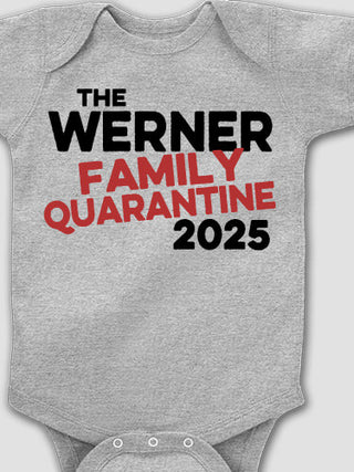 Family Quarantine : Printed Baby Bodysuits