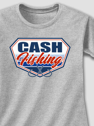 Fishing : Adult Ladies Fitted T-Shirt