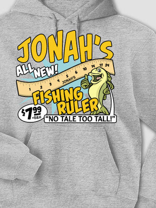 Fishing Ruler : Printed Hoodies