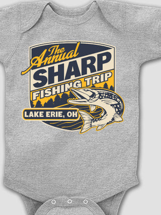 Fishing Trip : Printed Baby Bodysuits