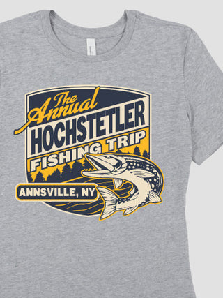 Fishing Trip : Premium Ladies T-Shirts