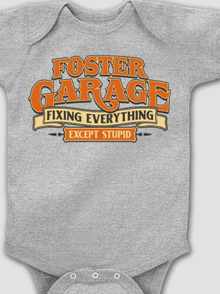 Fixing Everything Garage : Printed Baby Bodysuits