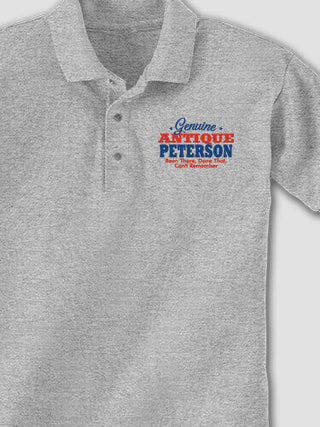 Genuine Antique : Embroidered Polo Shirts
