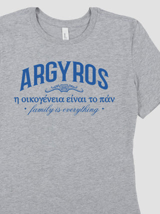 Greek Family Is Everything : Premium Ladies T-Shirts