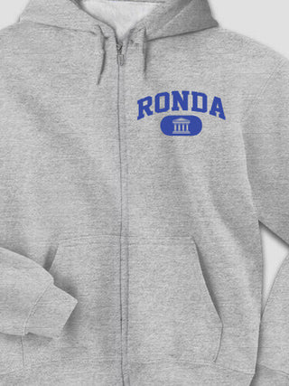 Greek Varsity : Embroidered Zip Hoodies