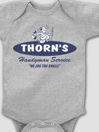 Handyman Service : Printed Baby Bodysuits