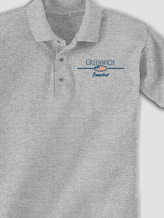 Hometown Flag : Embroidered Polo Shirts