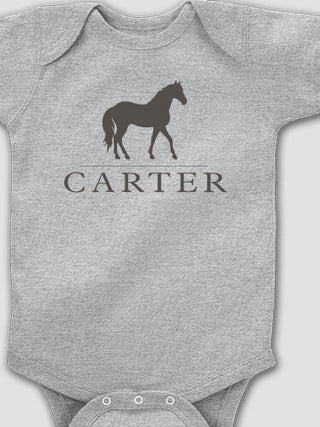 Horse : Printed Baby Bodysuits