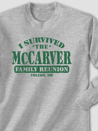 I Survived Reunion : Printed Long Sleeves