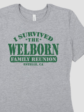 I Survived Reunion : Premium Ladies T-Shirts