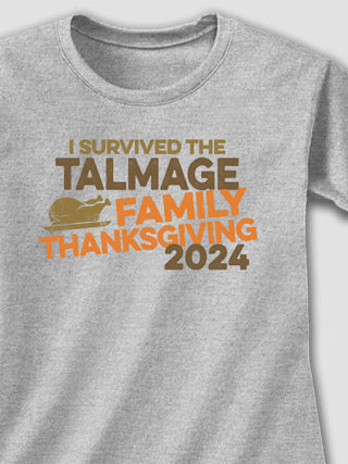 I Survived Thanksgiving : Printed T-Shirts