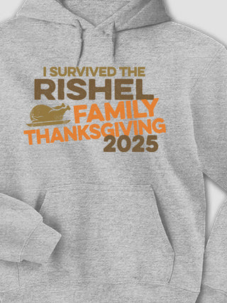 I Survived Thanksgiving : Printed Hoodies