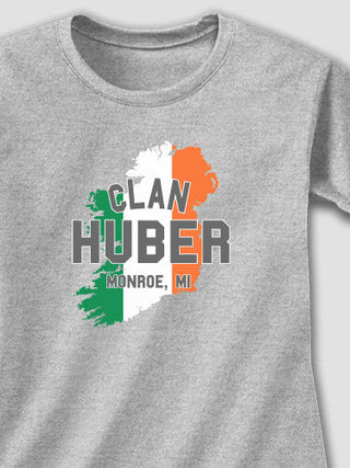 Irish Clan : Adult Ladies Fitted T-Shirt