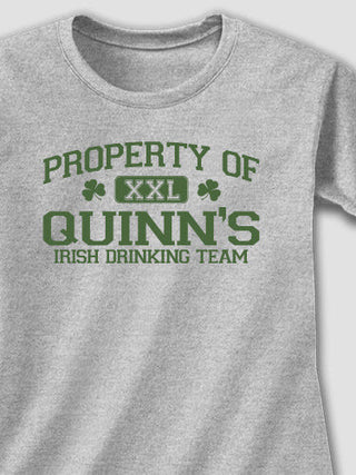Irish Drinking Team : Adult Ladies Fitted T-Shirt