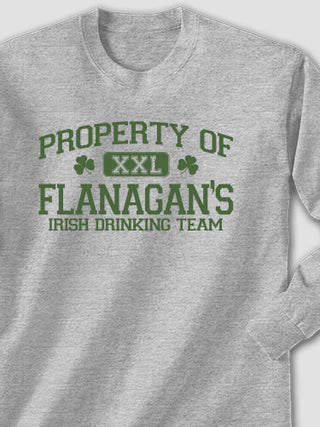 Irish Drinking Team : Printed Long Sleeves