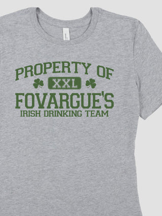 Irish Drinking Team : Premium Ladies T-Shirts
