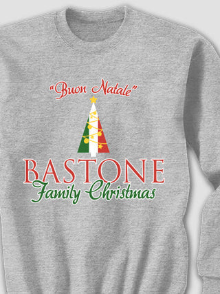 Italian Family Christmas : Printed Sweatshirts