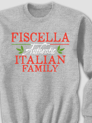Italian Family : Printed Sweatshirts