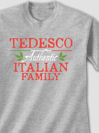 Italian Family : Printed T-Shirts