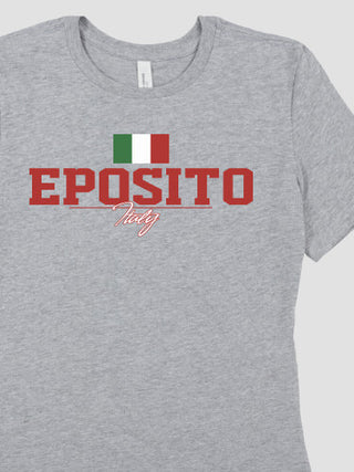 Italian Flag : Premium Ladies T-Shirts
