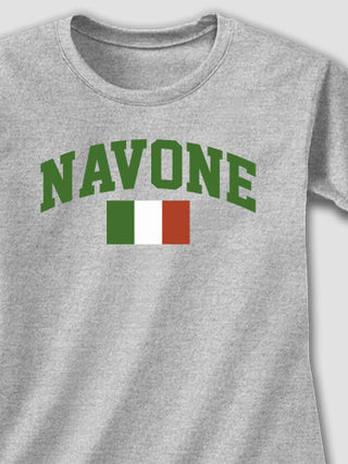 Italian Flag Varsity : Printed T-Shirts