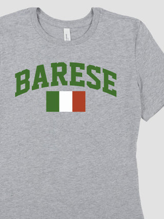 Italian Flag Varsity : Premium Ladies T-Shirts