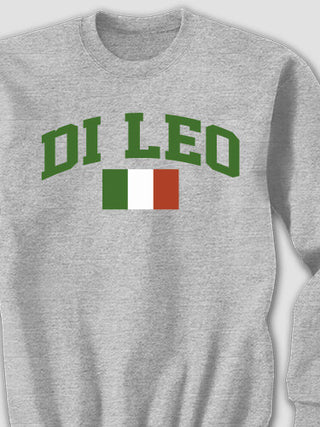 Italian Flag Varsity : Printed Sweatshirts