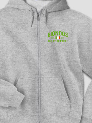 Italians Do It Better : Embroidered Zip Hoodies