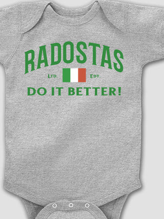 Italians Do It Better : Printed Baby Bodysuits
