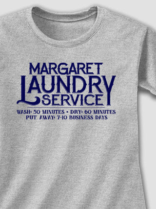 Laundry Service : Adult Ladies Fitted T-Shirt