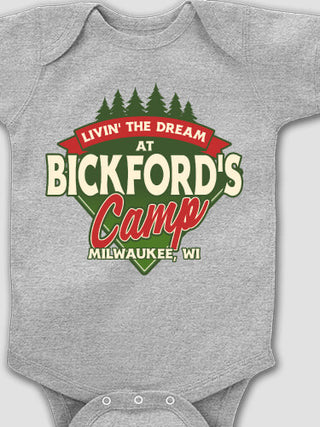 Livin' The Dream Camp : Printed Baby Bodysuits