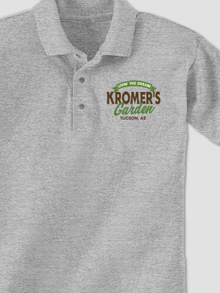Livin' The Dream Garden : Embroidered Polo Shirts
