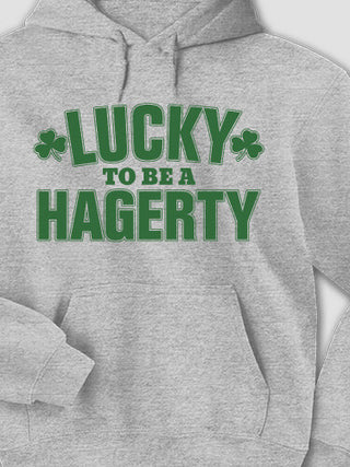 Lucky To Be : Printed Hoodies