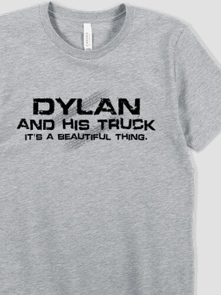 Man and His Truck : Printed T-Shirts
