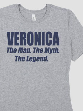 Man Myth Legend : Premium Ladies T-Shirts