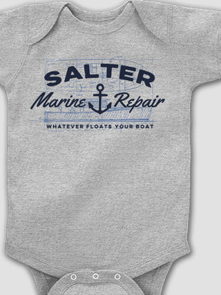 Marine Repair : Printed Baby Bodysuits