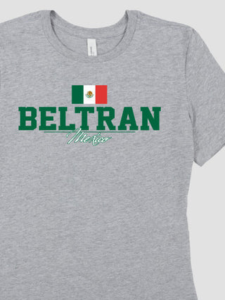 Mexican Flag : Premium Ladies T-Shirts