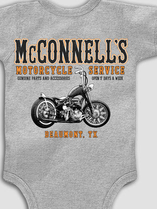 Motorcycle Service BP : Printed Baby Bodysuits