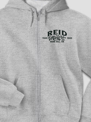 Motors : Embroidered Zip Hoodies