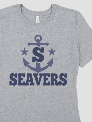 Nautical Monogram : Premium Ladies T-Shirts