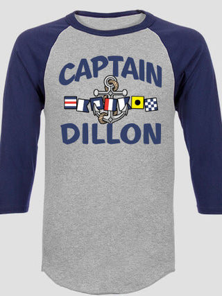 Captain : Printed Raglan Shirts