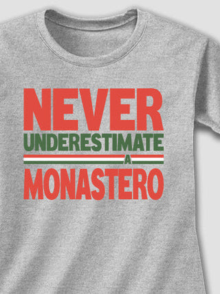 Never Underestimate Italian : Adult Ladies Fitted T-Shirt