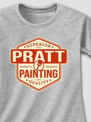 Painting : Adult Ladies Fitted T-Shirt