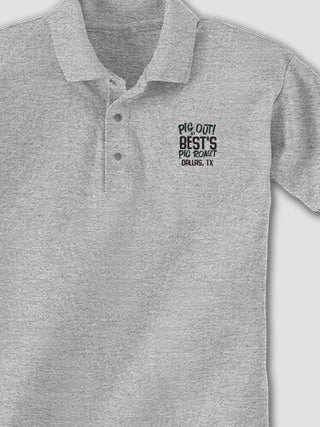 Pig Roast : Embroidered Polo Shirts