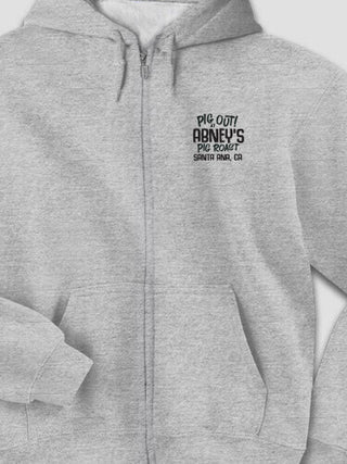 Pig Roast : Embroidered Zip Hoodies