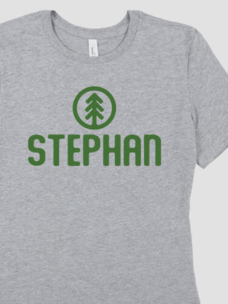 Pine Tree : Premium Ladies T-Shirts