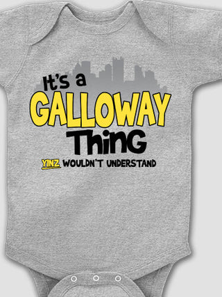 Pittsburgh Thing : Printed Baby Bodysuits
