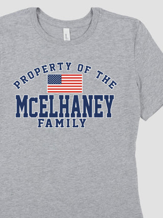 Property of Flag : Premium Ladies T-Shirts