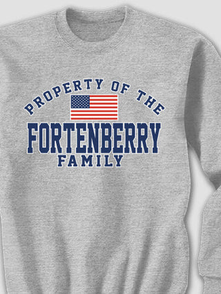 Property of Flag : Printed Sweatshirts
