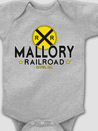 Railroad : Printed Baby Bodysuits